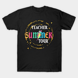 Teacher The Freedom Tour 2024 Summer Last Day of School T-Shirt